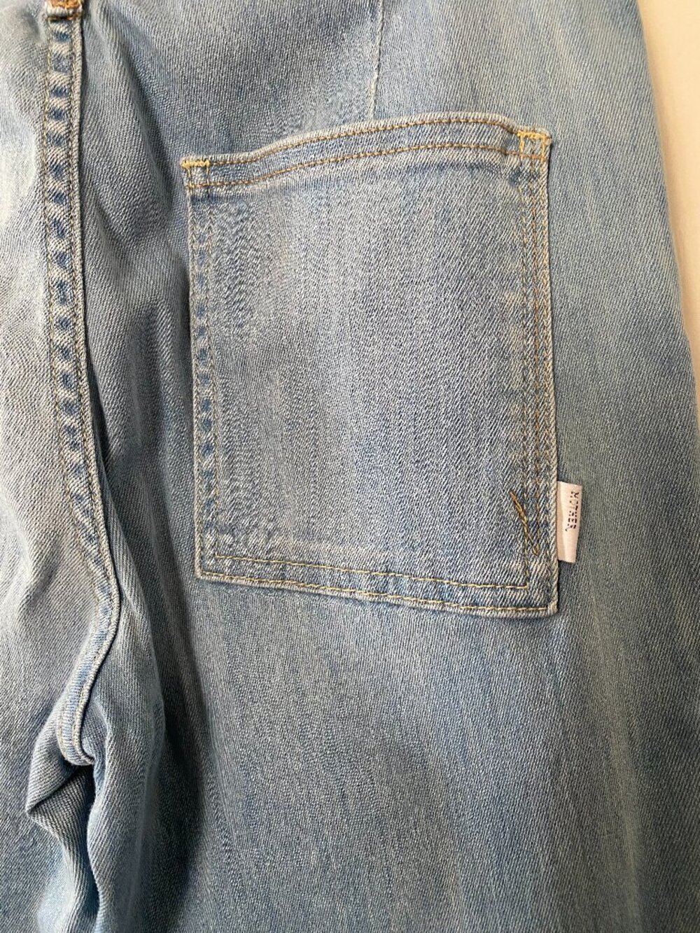 MOTHER | The Drama Wide Leg Trouser in Forever Blue - Picture 8 of 12